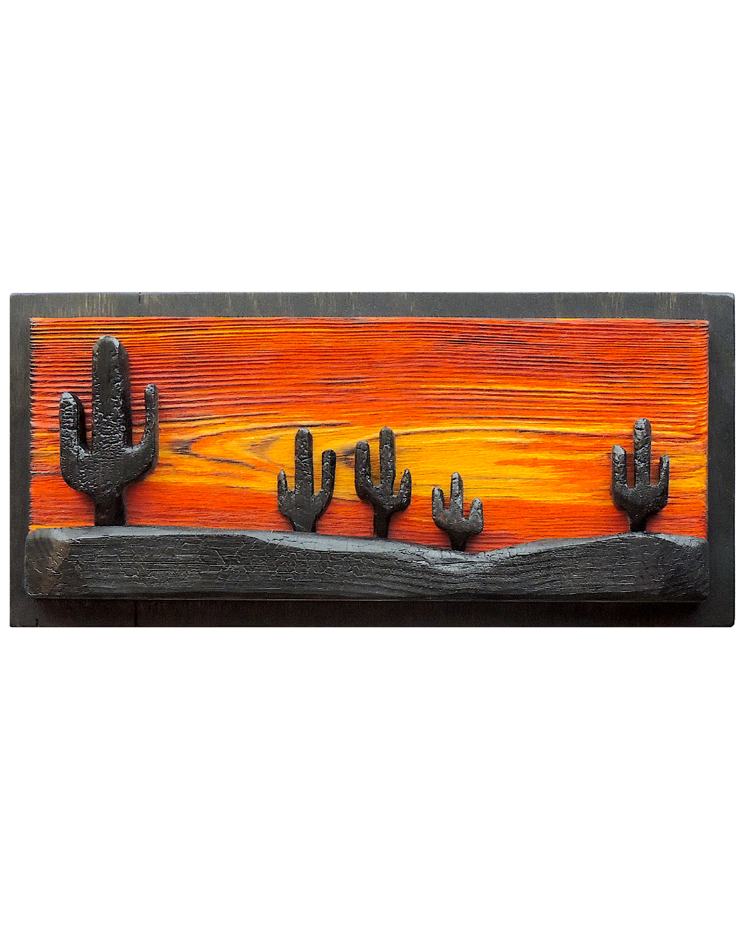 Shou Sugi Ban Wood Decorative Landscape Art - Oracle 0001 — Korzen